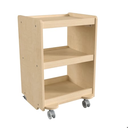 Flash Furniture Birch Plywood, 100 lbs Load Capacity, 16" L, 16" W, 25" H MK-KE24084-GG